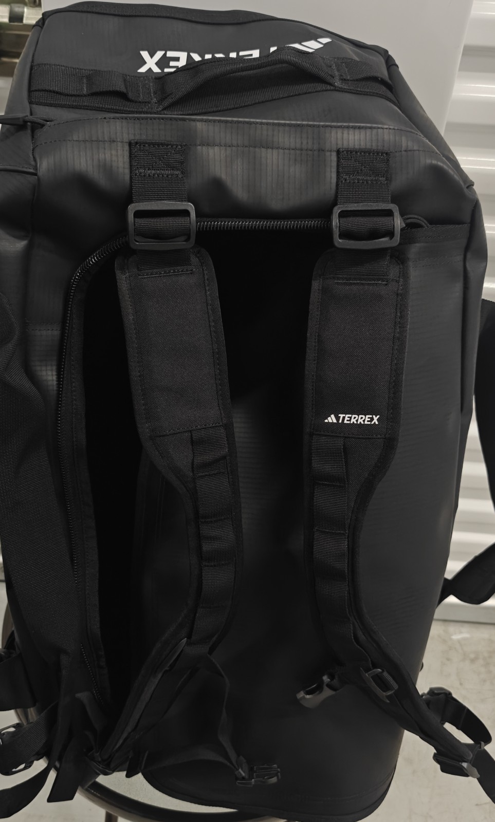 Adidas Terrex duffle bag backpack medium Rain.Rdy Expedition Black 70L IC5649