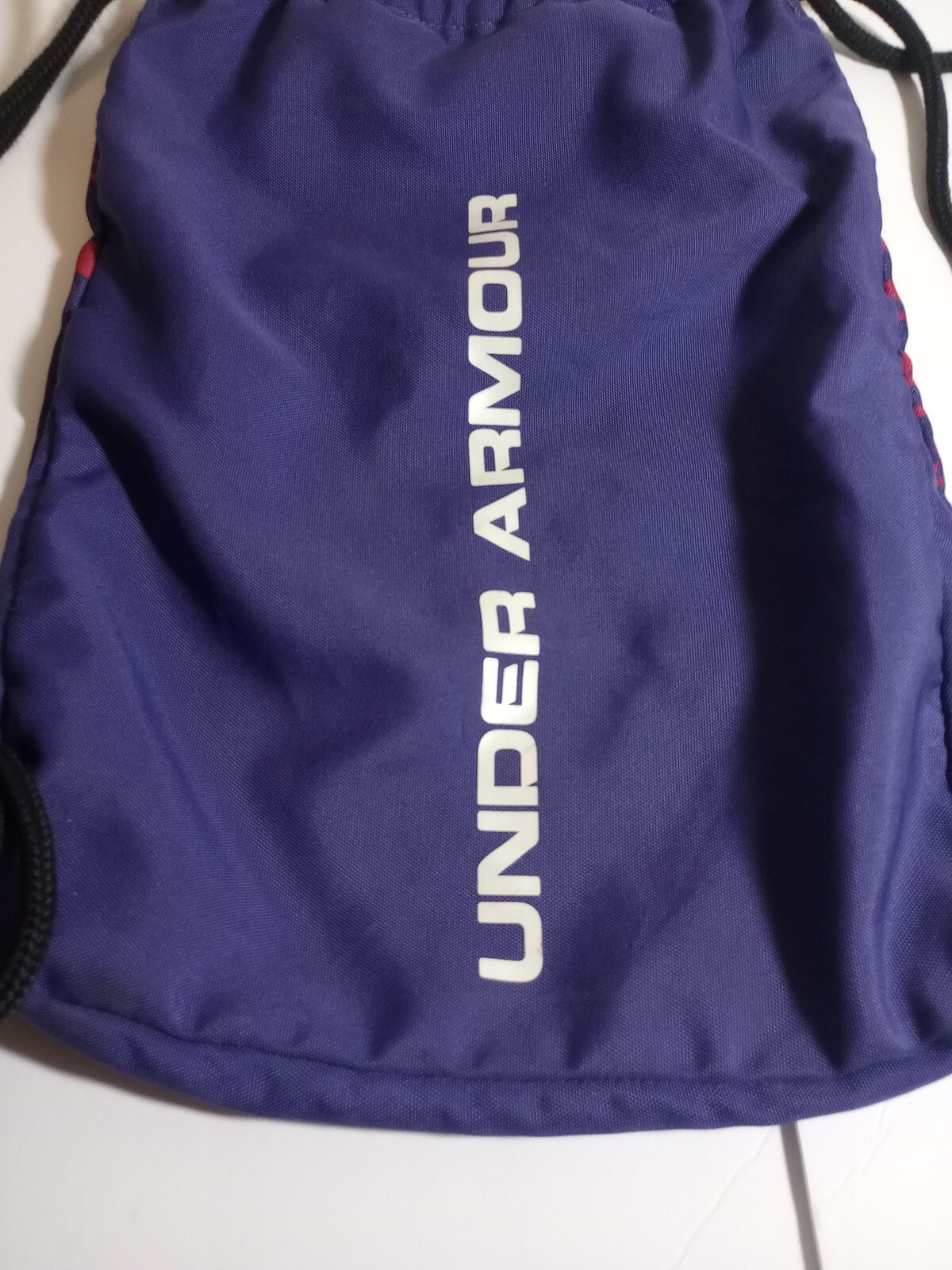 Unisex Under Armour 100% polyester Sackpack Backpack Purple 💜 Gym Bag