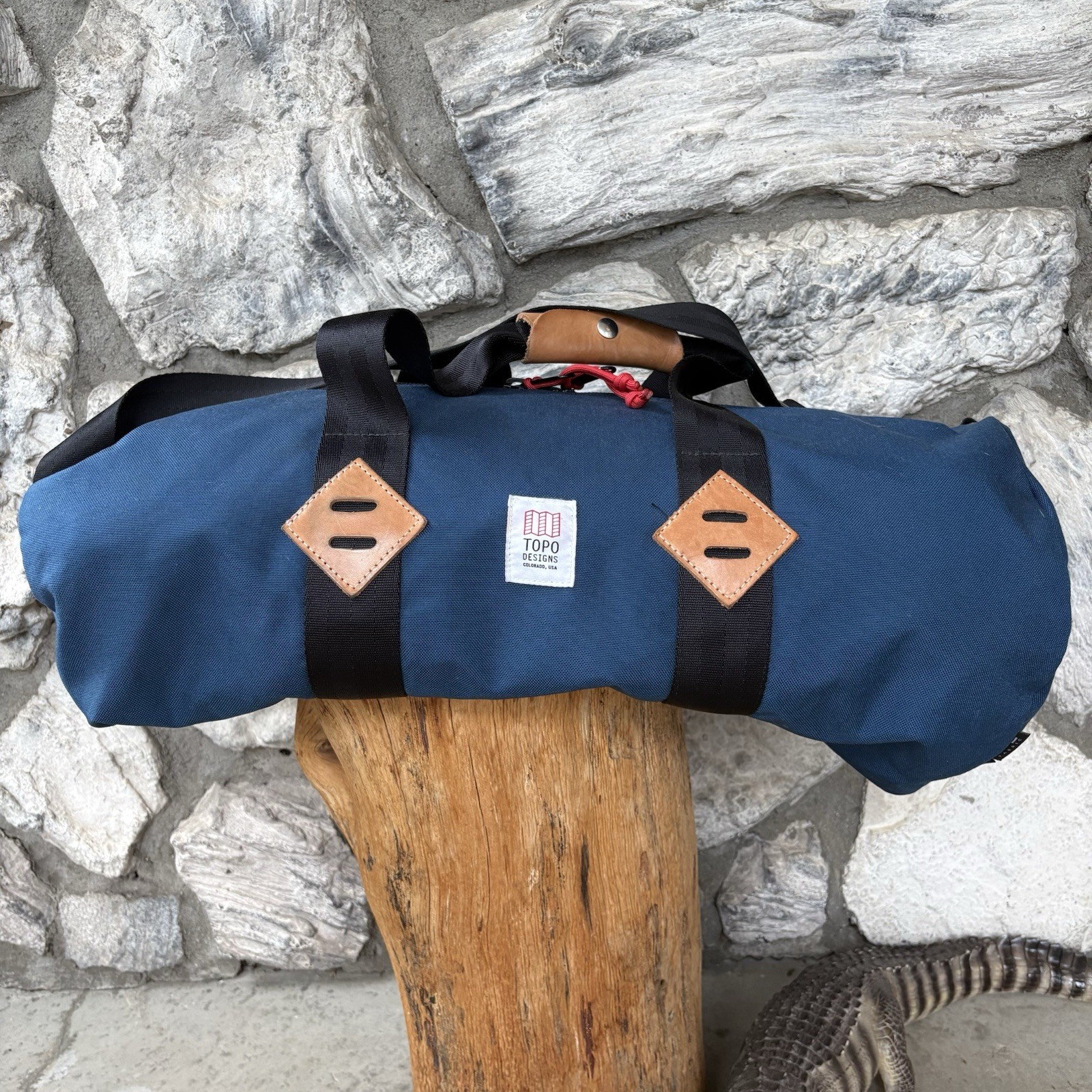 Topo Designs Classic Duffel Bag 42L With Handles and Removable Strap Made In US