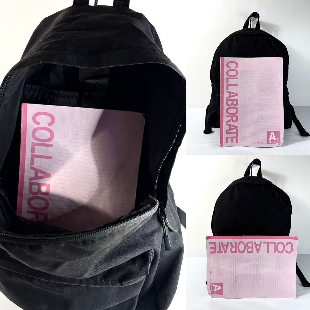 F/CE ReFIBER L Daypack Black Nylon Sustainable Backpack PC Sleeve Men Women