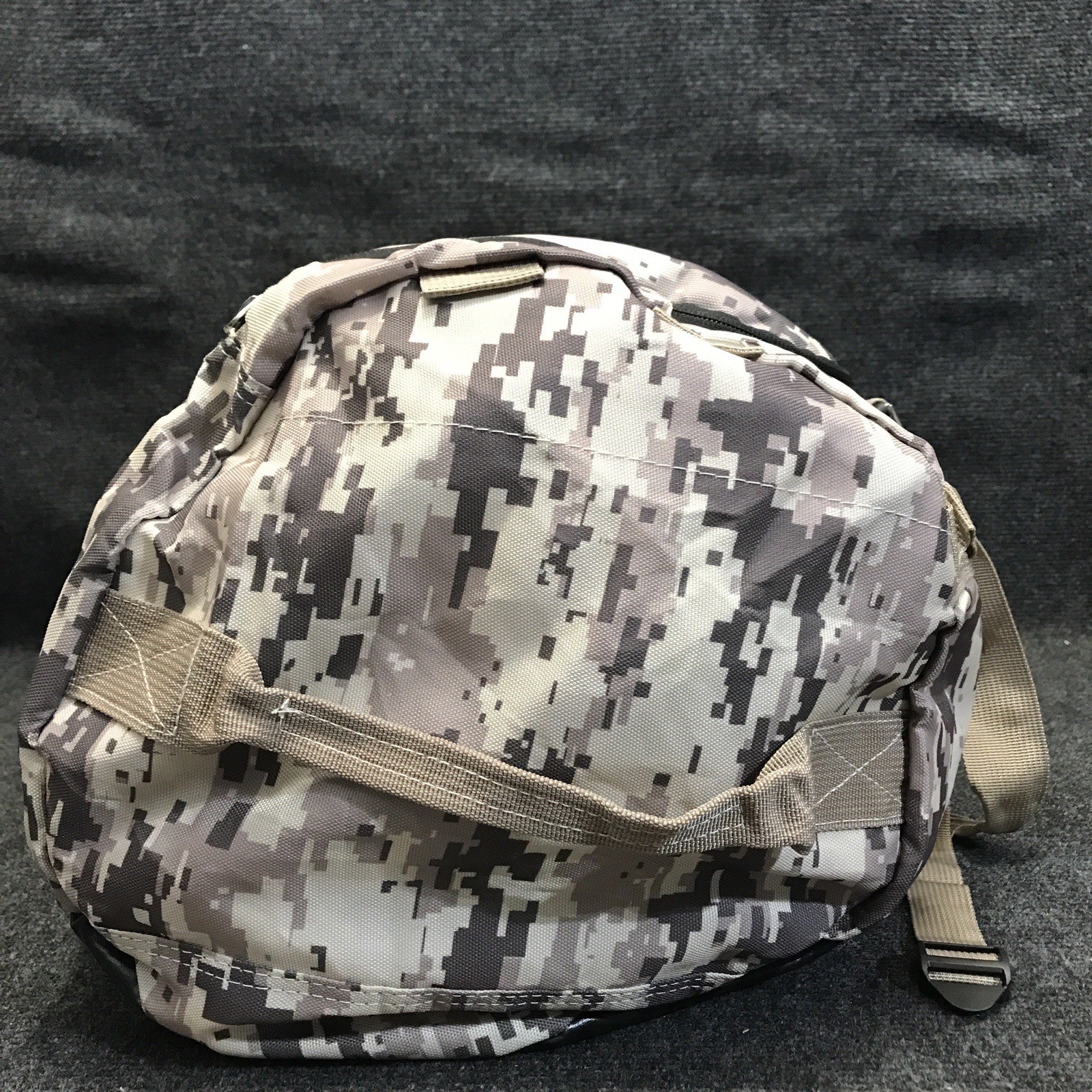 ScarletSkye Medium Size Camp 2 Pocket Digital Camo Duffle Bag w/ Molle Webbing