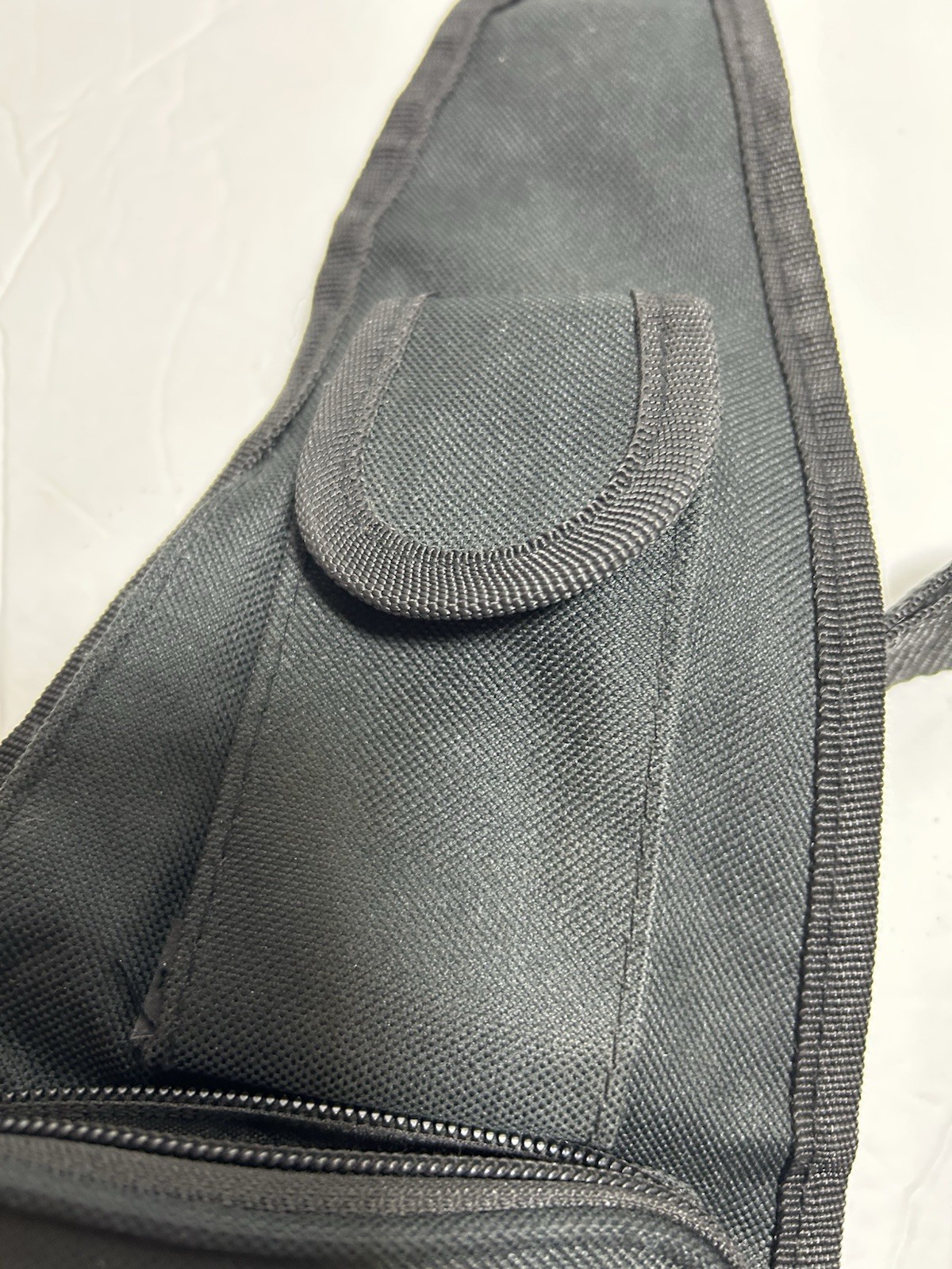 Black Canvas Slingbag/ Compact/Shoulder Strap -SPORT/Lightweight