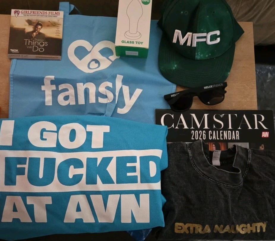 AVN Swag from Adult Award Show LAS Vegas Various Award Shows