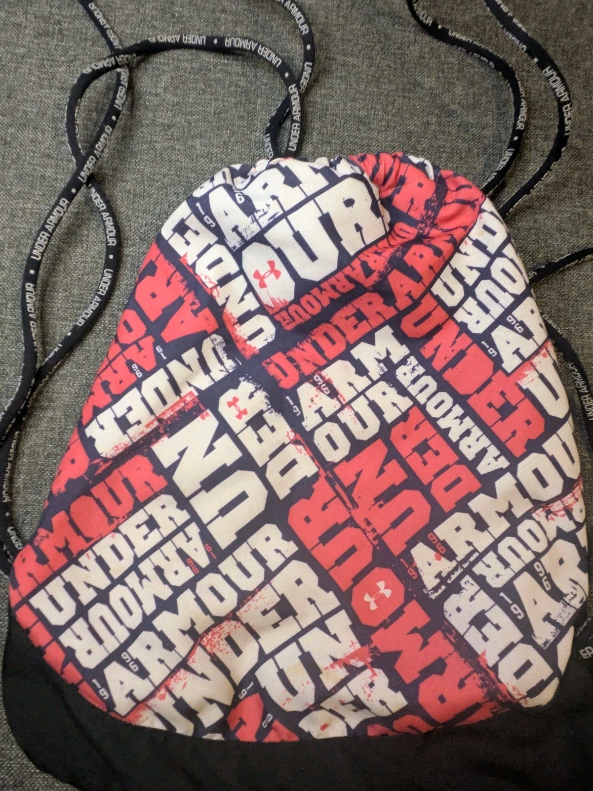 Under Armour Undeniable Drawstring Bag Backpack Travel Gym Multicolor Pockets