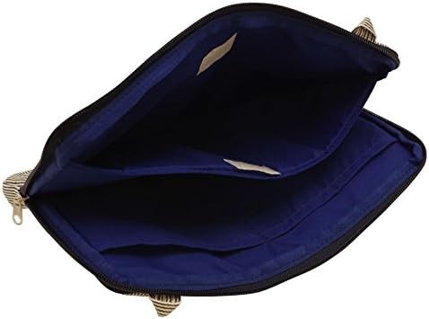 Delfonics Inner Carrying Hickory Stripe B5 Pouch Case Bag in Bag Zipper Case
