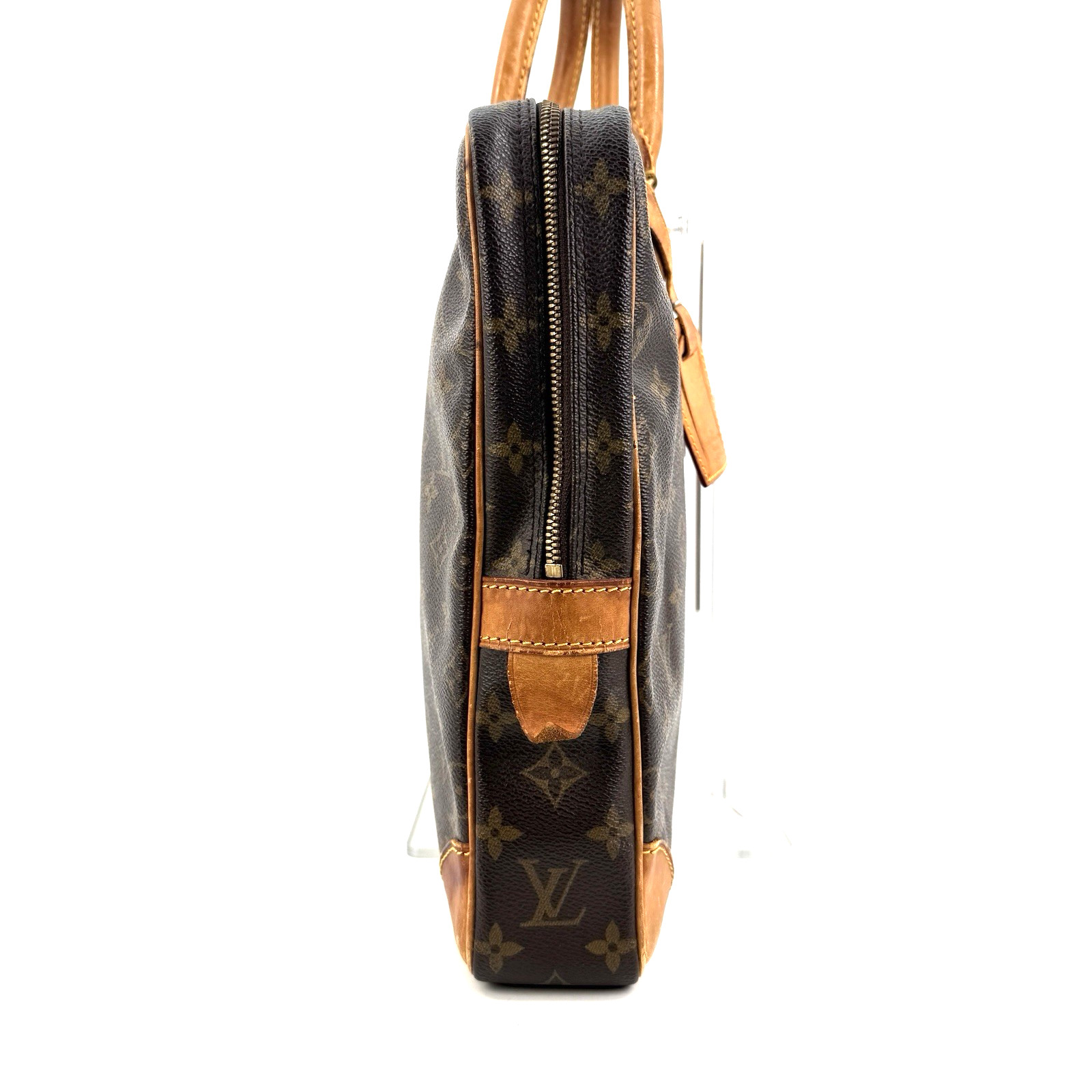 Louis Vuitton Briefcase Porte Document Voyage Monogram Business Bag Authentic