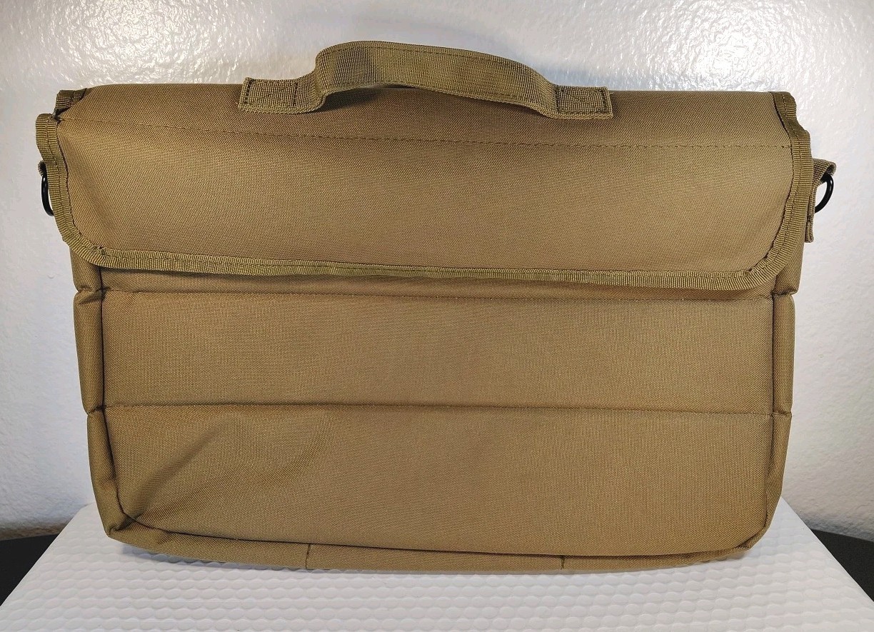 Voodoo Tactical Coyote Brown/Tan Laptop Messenger Bag Briefcase With H&L