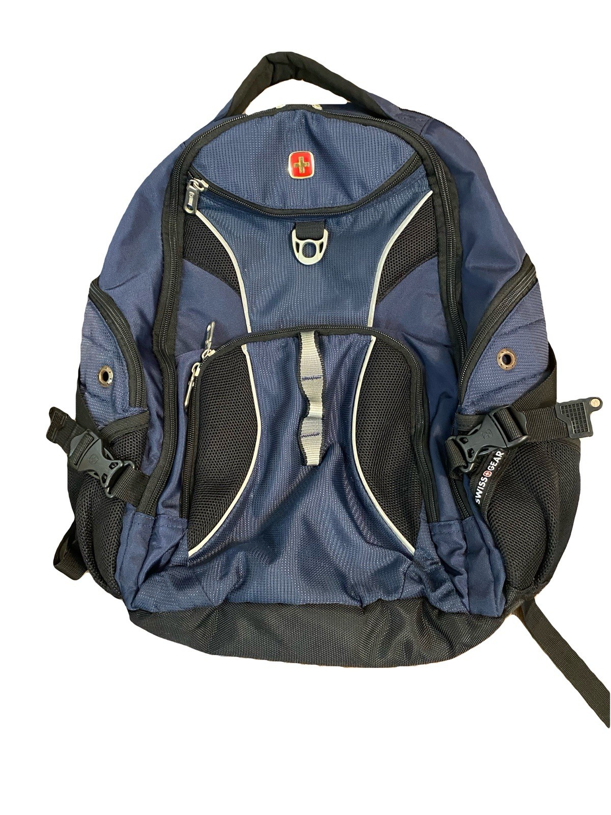 Swiss Gear Navy Blue Backpack with Laptop Sleeve