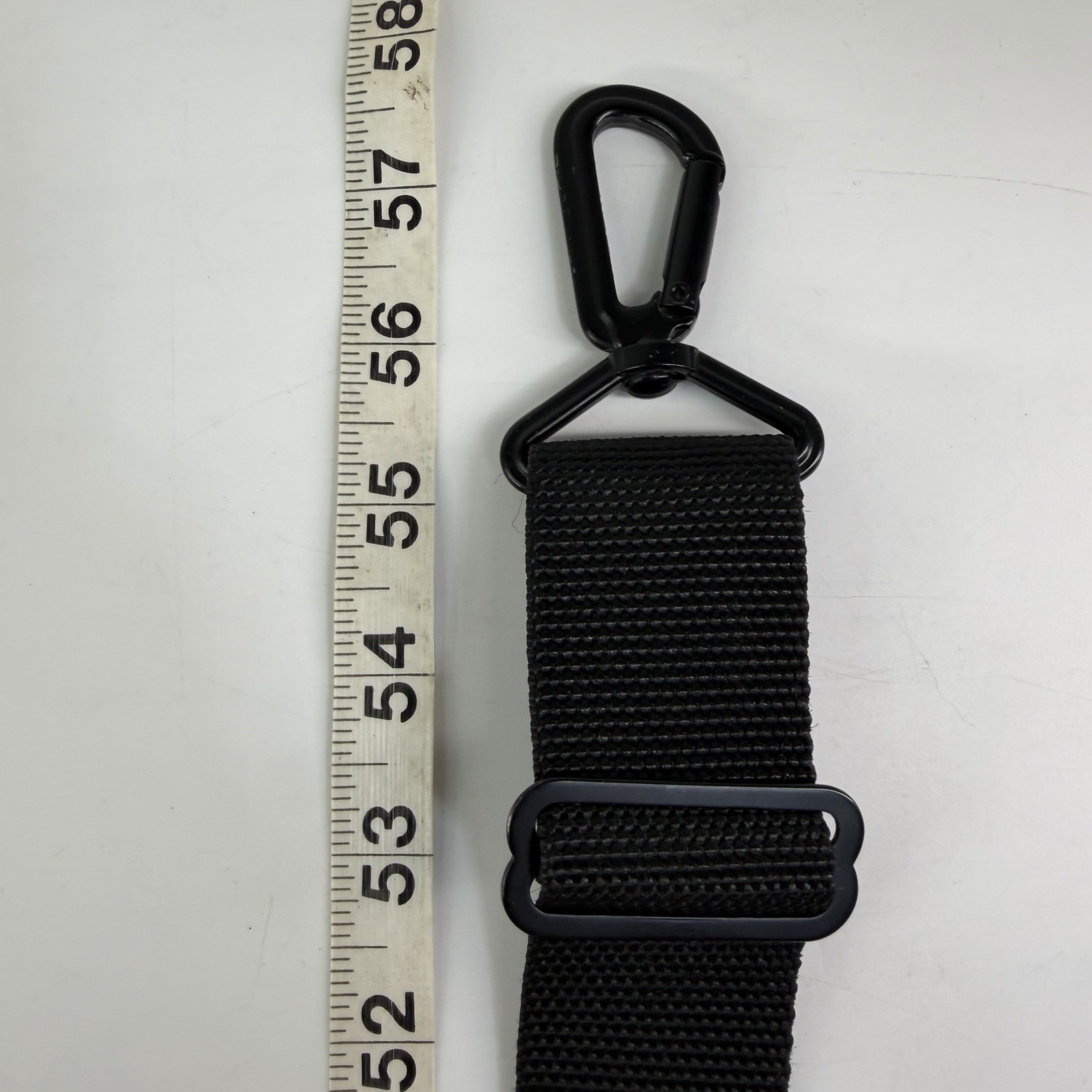 Eagle Creek 56” Shoulder Strap Padded Black Metal Hardware Clip Travel Hiking
