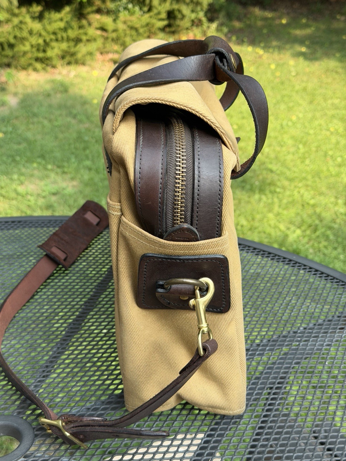 Filson Rugged Twill Original Briefcase | Tan | Made in USA | MSRP $499