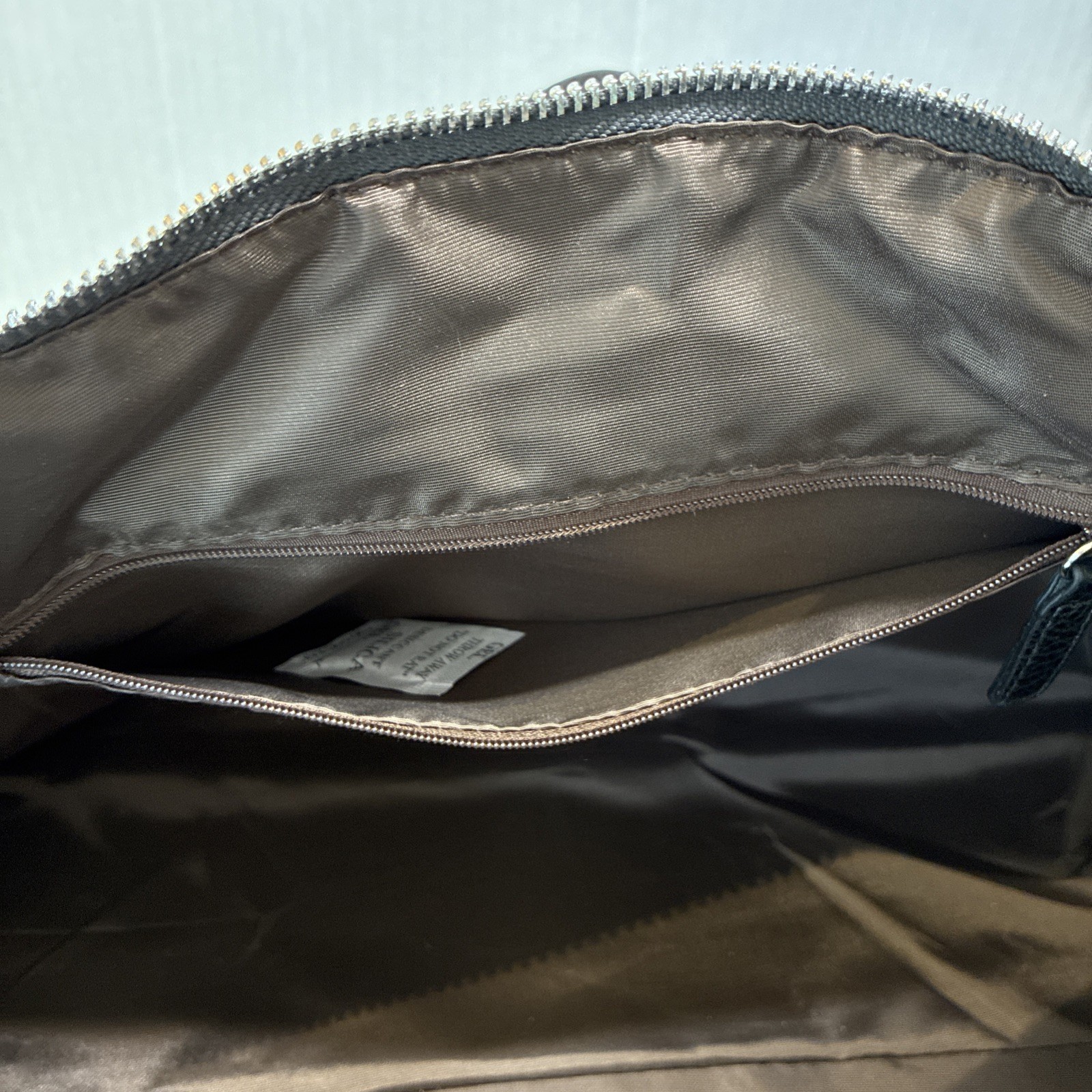 Brouk and Co Alpha Duffel Bag Luxurious Vegan Leather Black/Grey MSRP $156