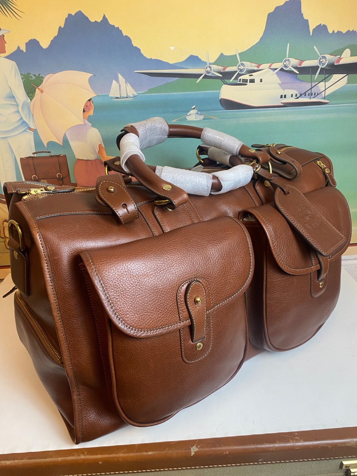 Ghurka Original Collection No. 2 Express Vintage Leather Carry-On Travel Bag