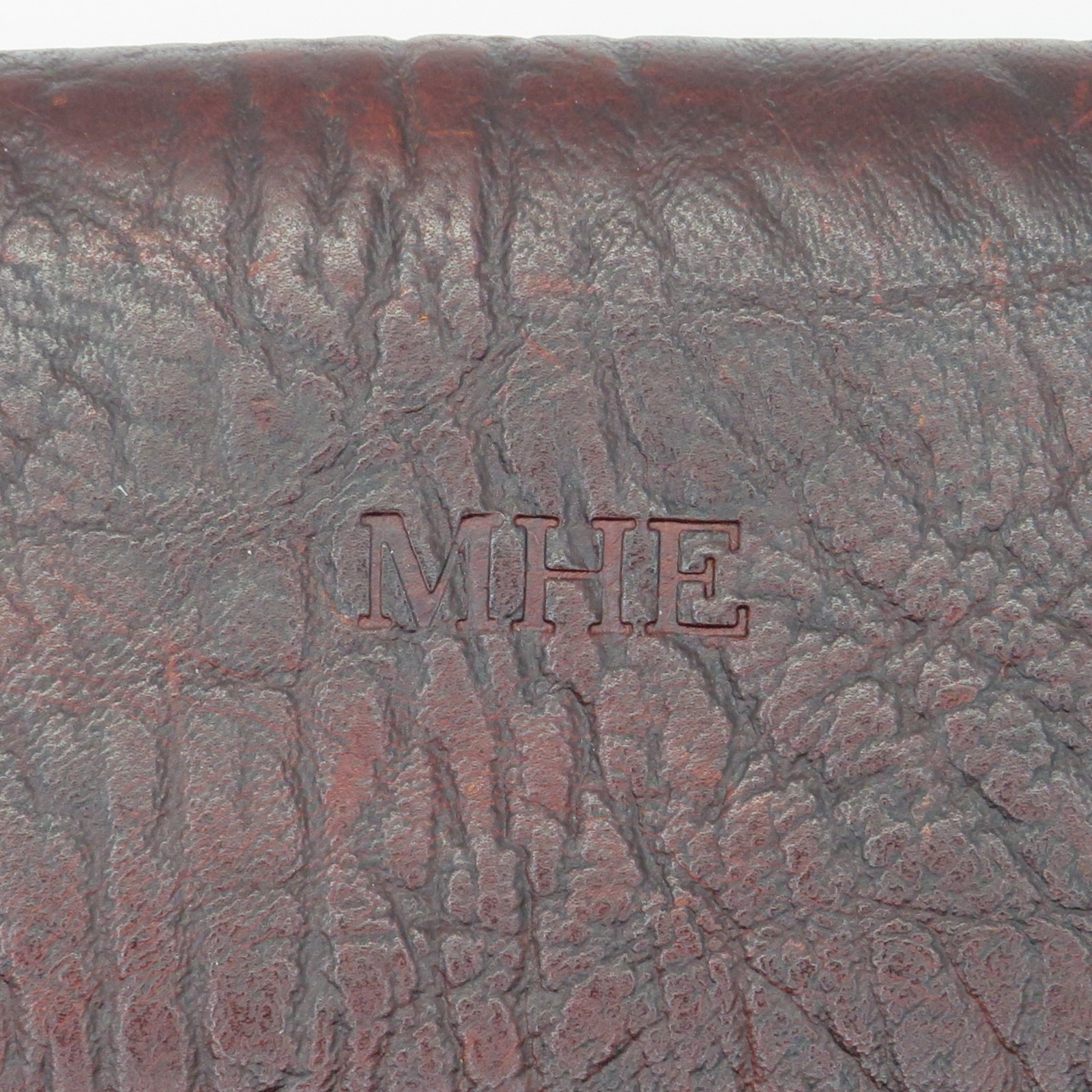 Orvis Leather Belt Loop Pouch 2 Compartments Zipper & Magnetic 3-1/2″x 4-3/4″x2″