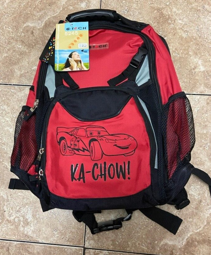 McQueen Pixar Cars Clearance Sale Travel Backpack Rucksack Laptop School Bag RED