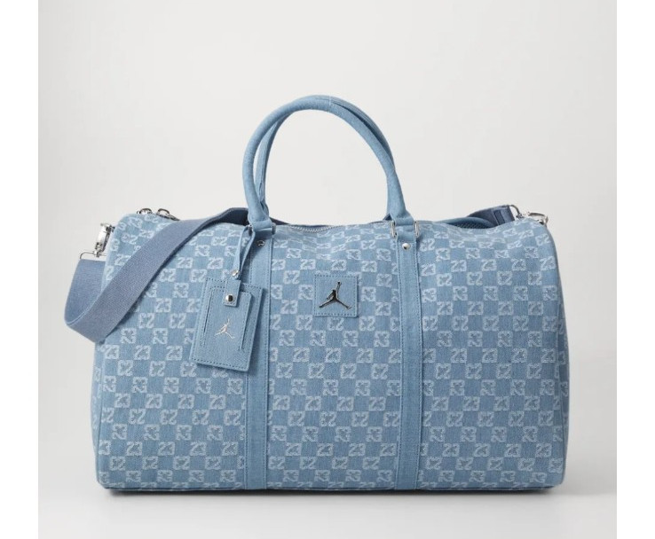 New Authentic Jordan Monogram 25L Duffle Bag *LIMITED EDITION DENIM Color*