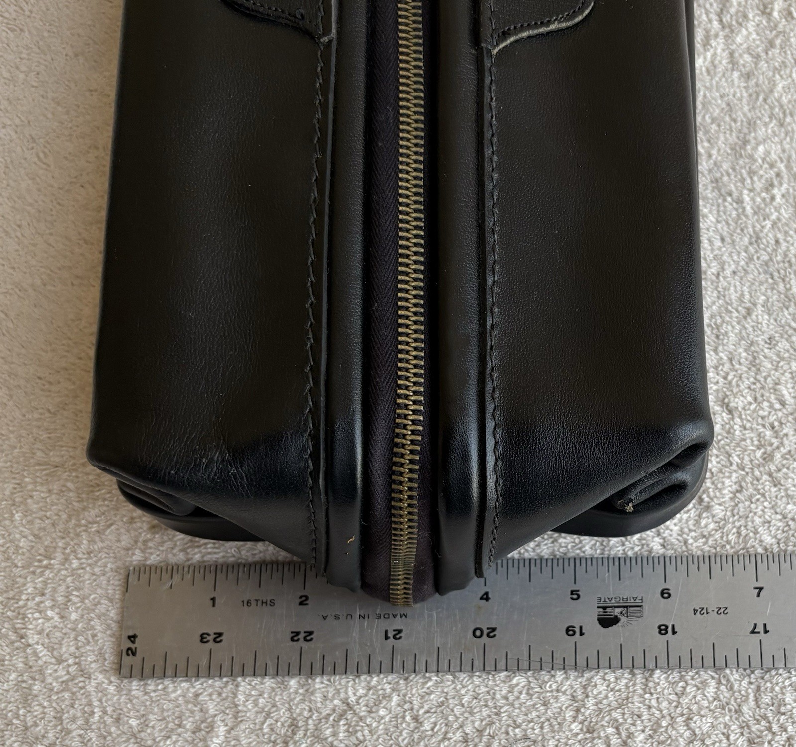 *NEW* The Original Dopp Kit Men’s Travel Toiletry Shave Bag Black Leather
