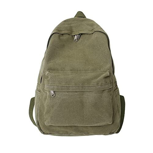 Canvas Backpack for Men Vintage Aesthetic Bags Travel Daypack Boho Hippie Gru…