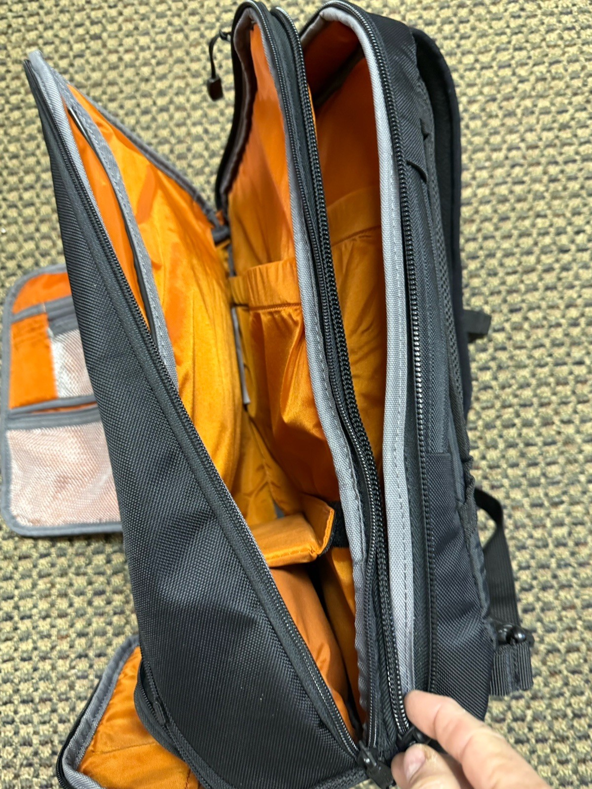 Ebags Backpack Black Laptop Weekender Travel Multiple Compartments Adjustable