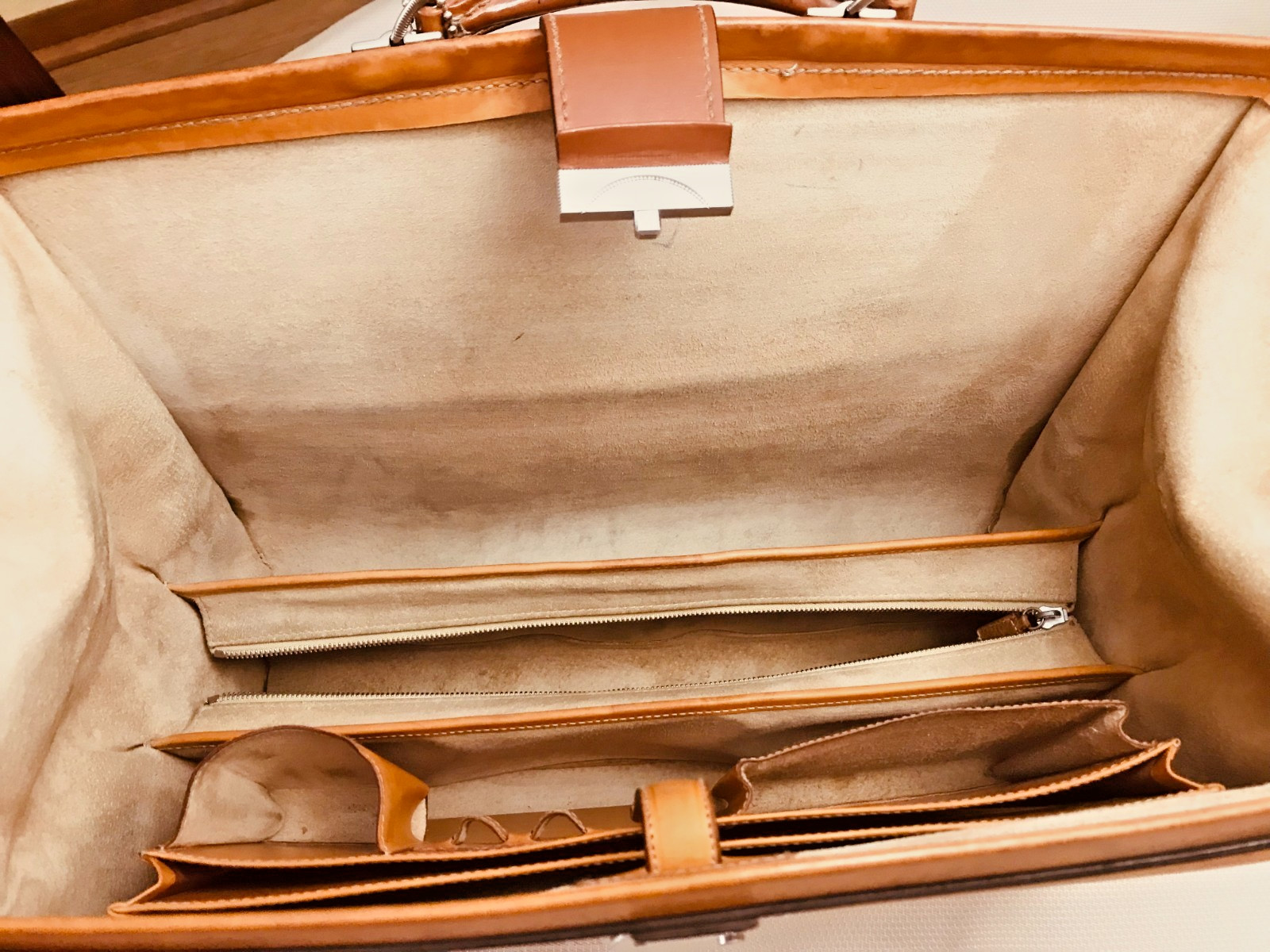 TANNER KROLLE “Bailey’s Case” Bridle Leather Briefcase / Lawyer Bag – ENGLAND