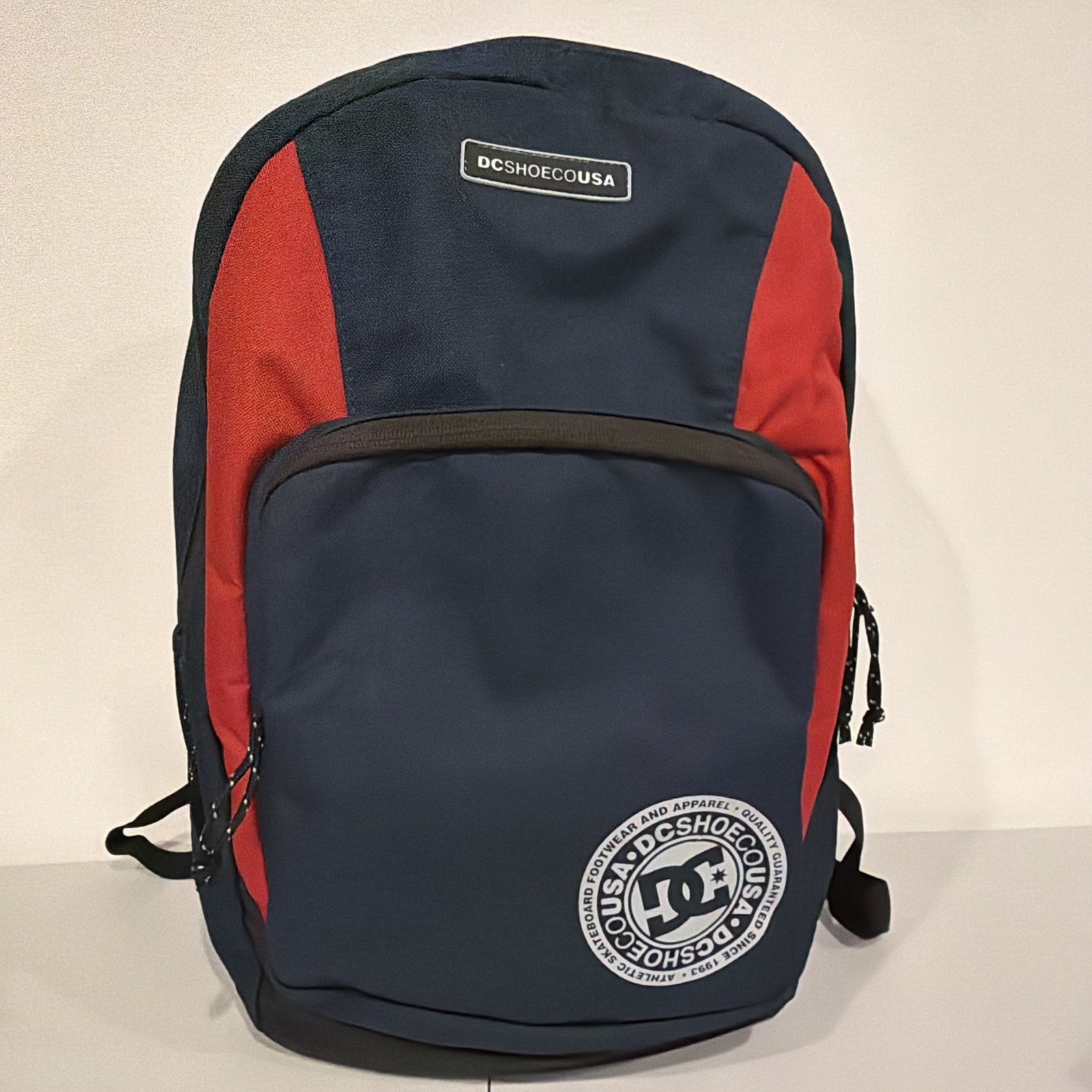 DC Shoes Large Blue/red Backpack Zip & Buckle Adjustable Straps Pockets