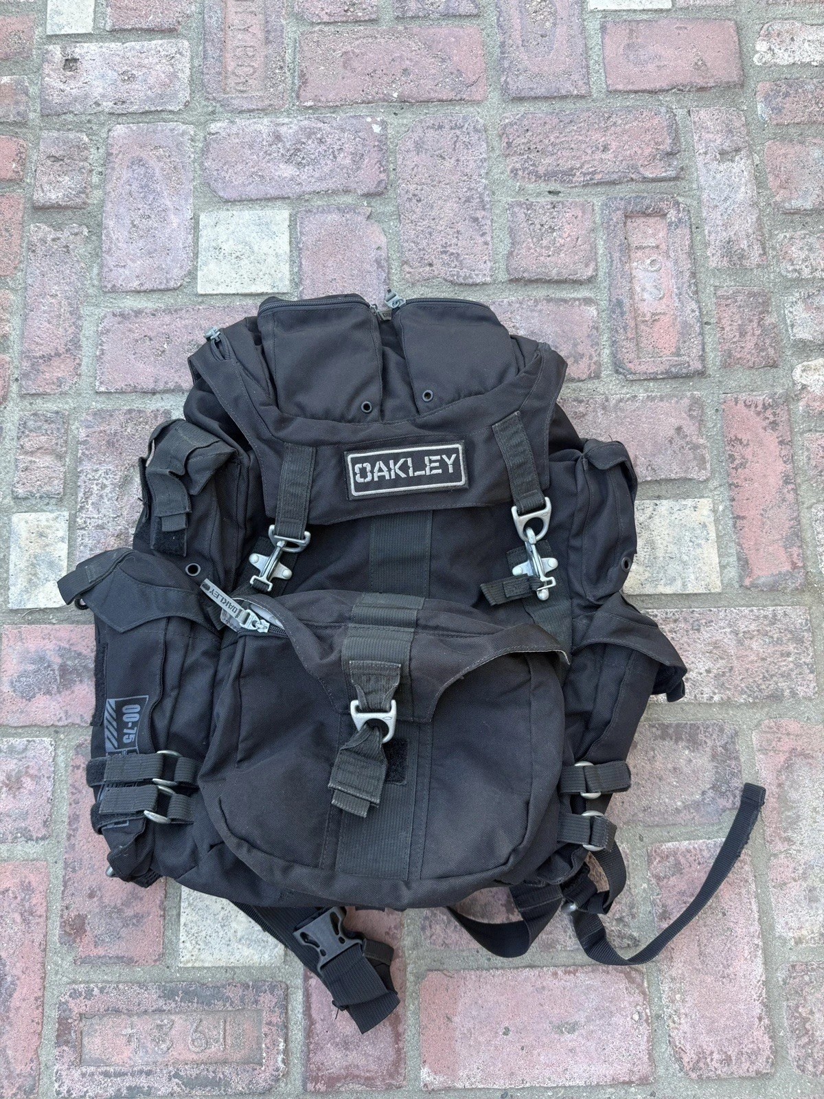 OAKLEY AP MECHANISM BACKPACK Rare Black Mountain Division Hiking Day Pack Bag