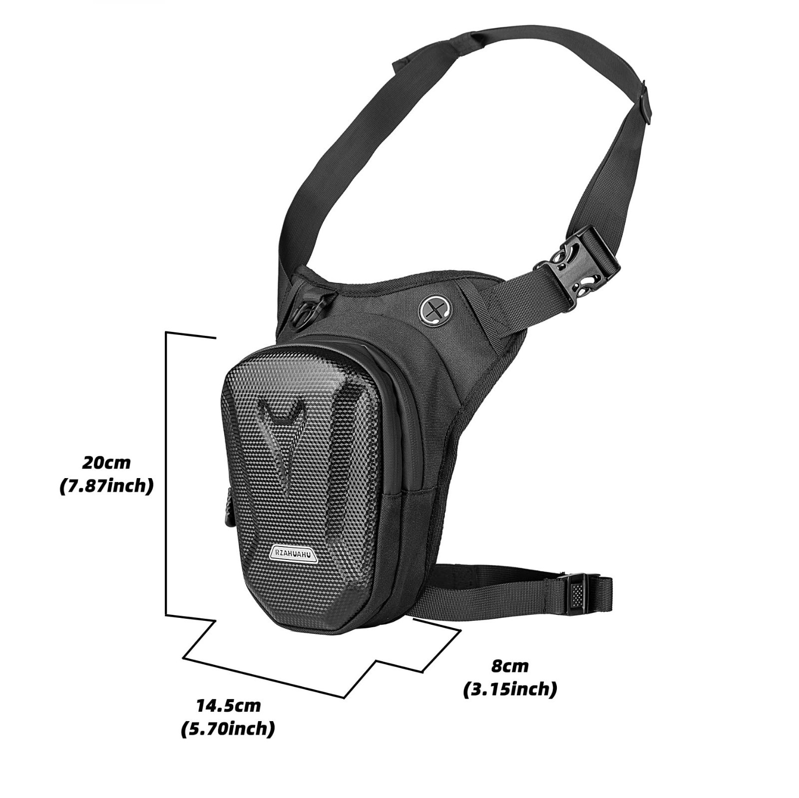 Tactical Motorcycle Waist Pack – Drop Leg Bag for Cycling, Fanny Pouch, Phone St