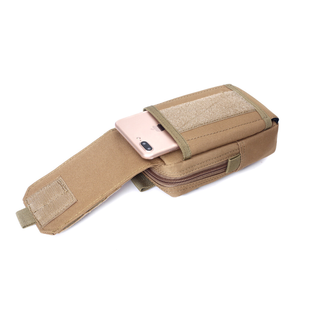 Tactical Molle EDC Pouch Waist Vest Compact Bag Pack Outdoor Mobile Phone Case
