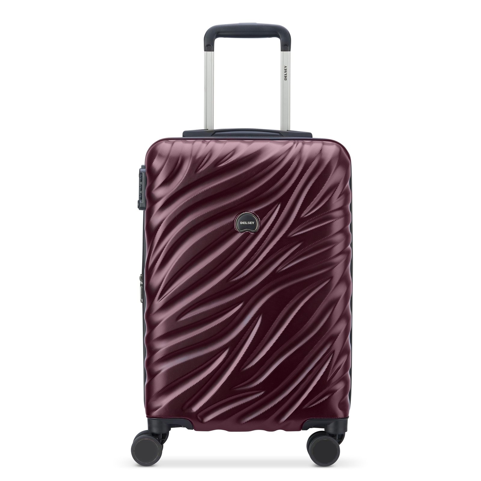 Delsey Alexis Lightweight Luggage, 4-Wheel Spinners Hardshell Suitcase, 21 In U8