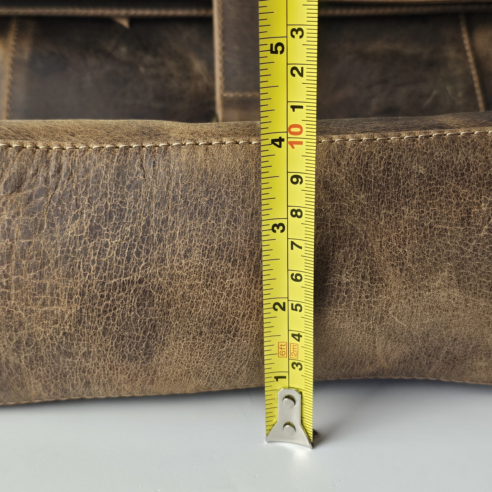 Full-Grain Leather Roll Top Backpack Handcrafted Rustic Brown Artisan Backpack