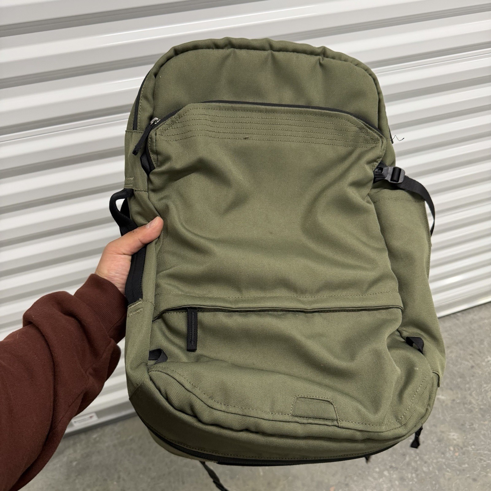 The Pakt Travel Backpack Carry-On Bag Luggage Travel Olive Green Original ⭐️
