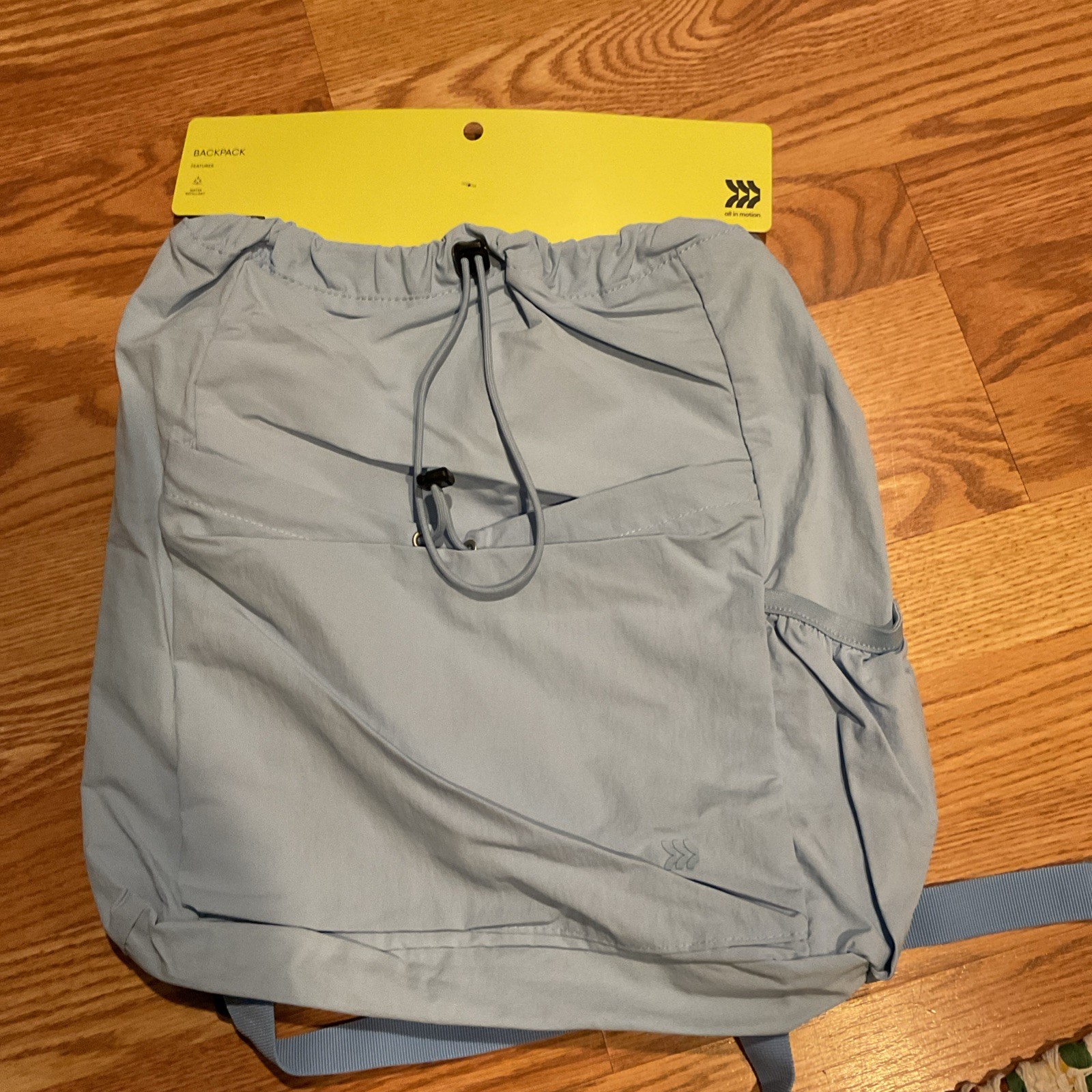 20L Cinch Backpack – All in Motion™ Blue: Water Repellent, 100% Recycled Nylon
