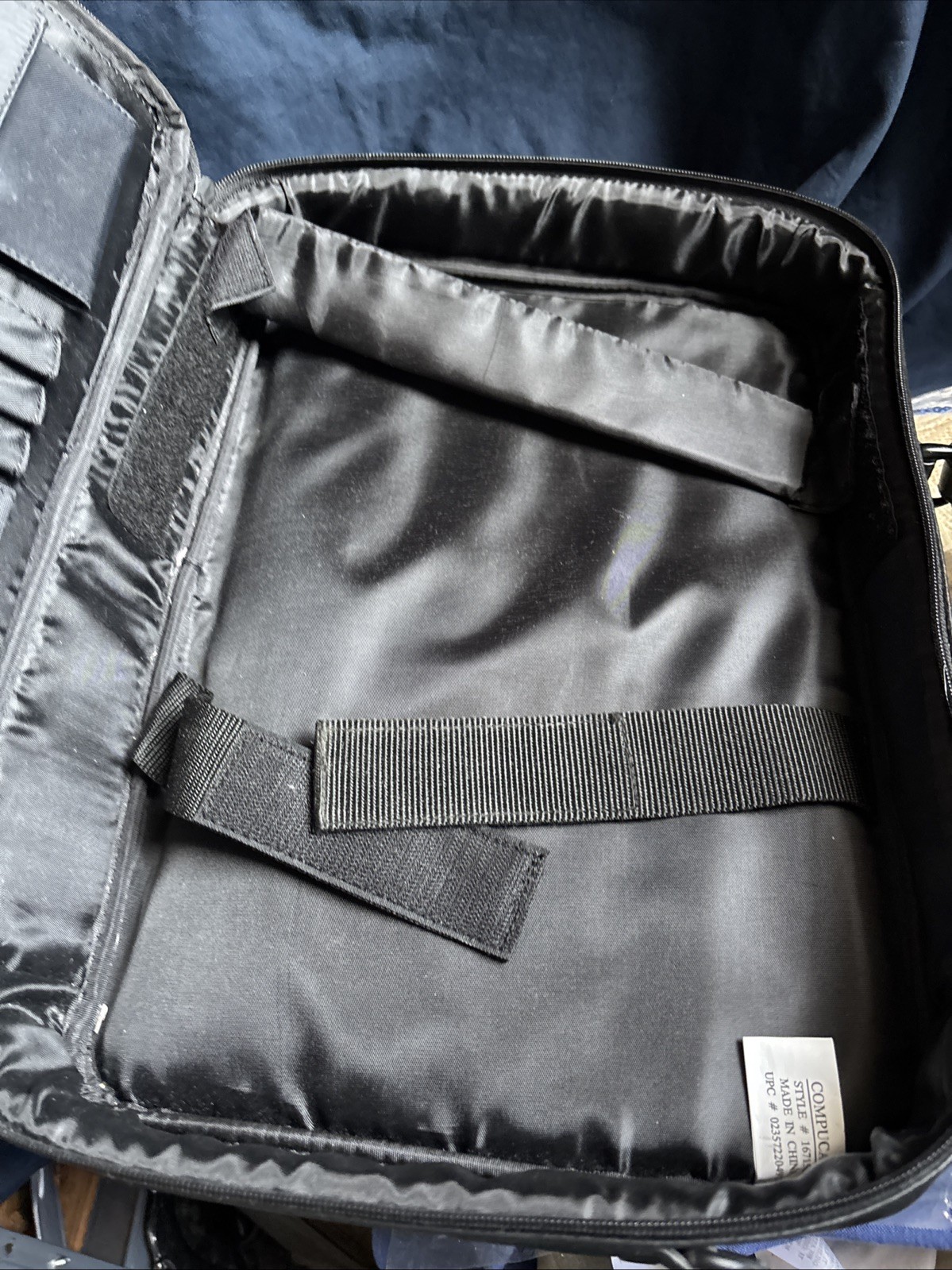 Soft Sided Leather Briefcase Black W Shoulder Strap REDUCED!!