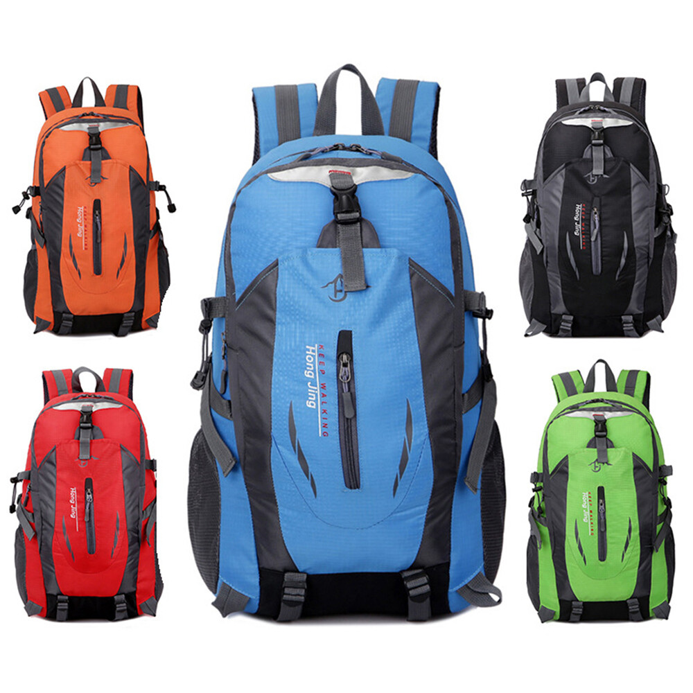 40L Nylon Travel Backpack Waterproof Outdoor Rucksack Men Camping Hiking Bag