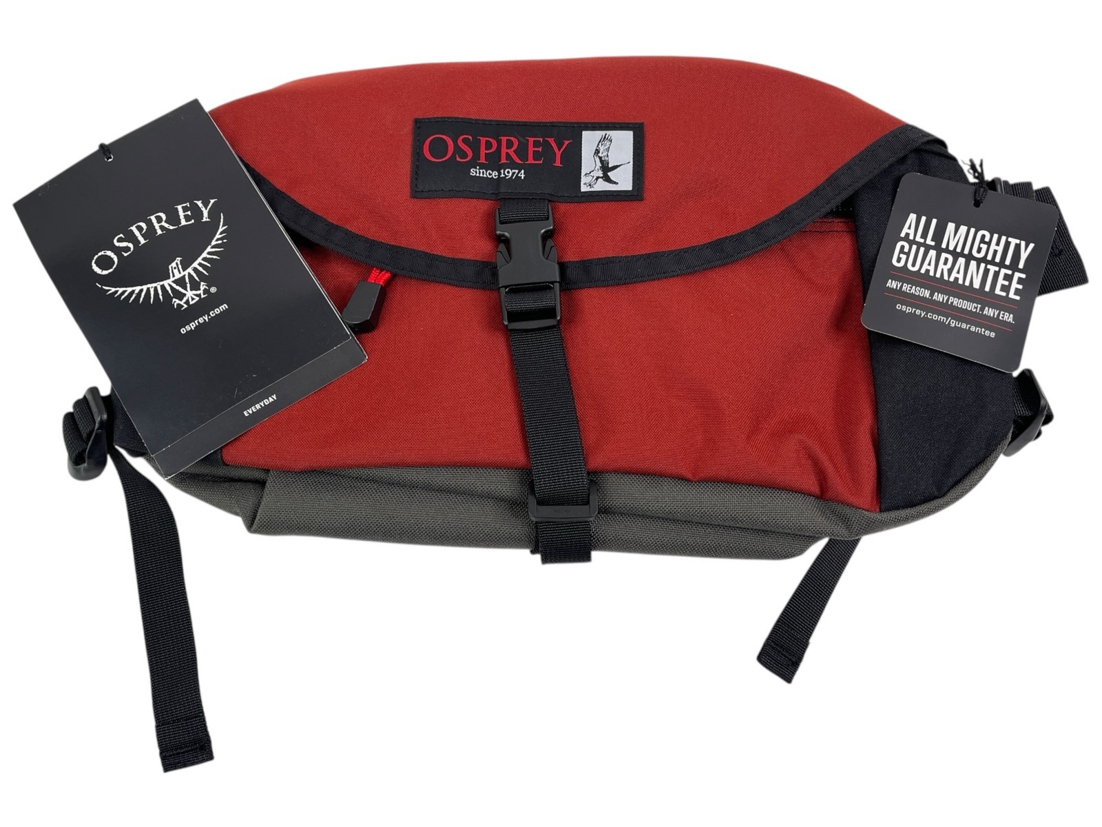 New Osphrey Heritage Waist Pack Bag 8 Liter Red & Black DayPack Hiking – Medium