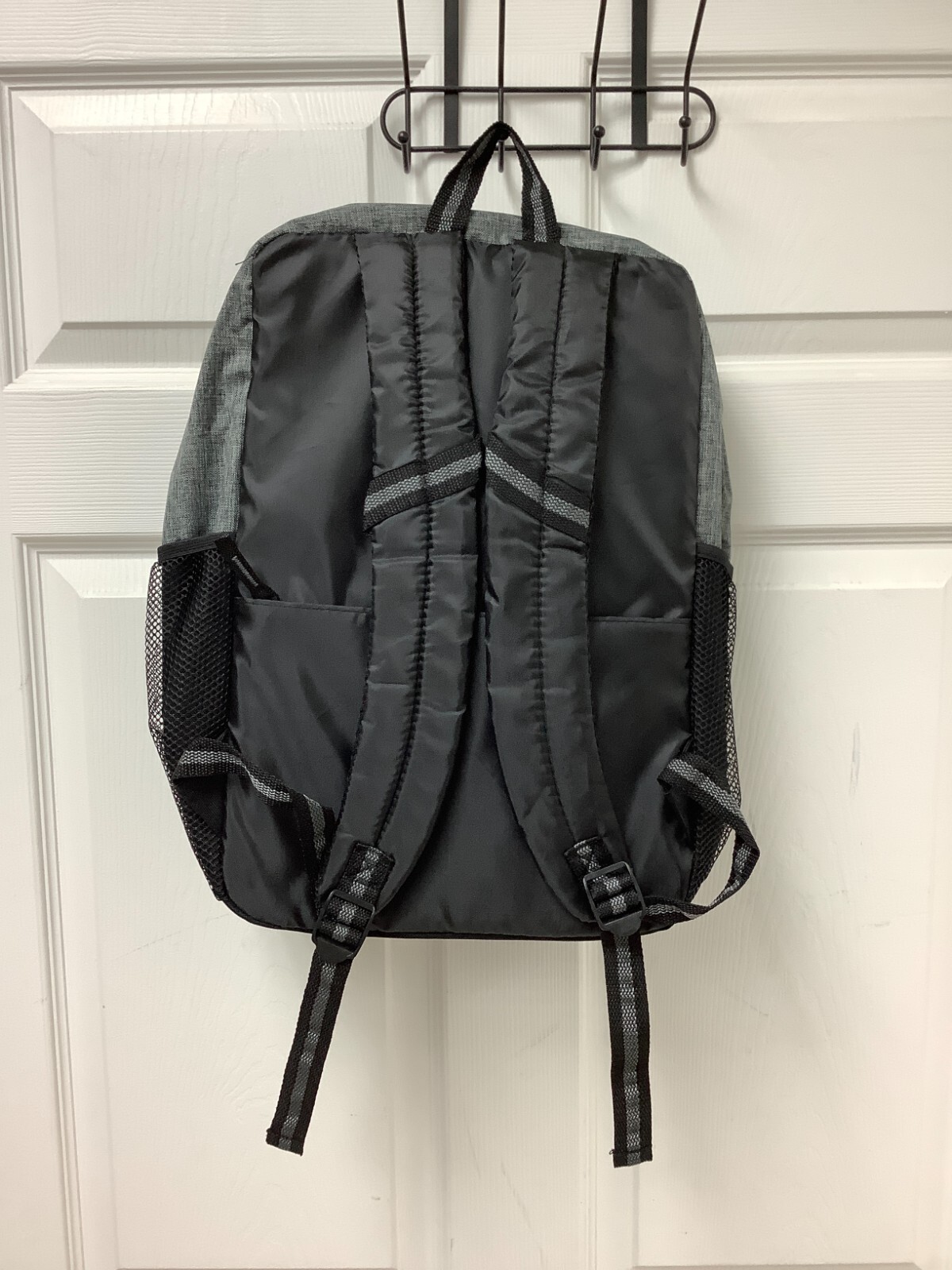 Classic School Backpack – Grey/Black