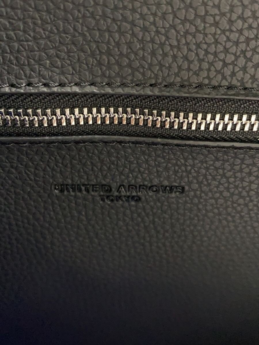 UNITED ARROWS Microfiber Tote Bag Leather BLK