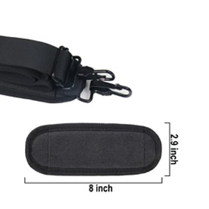 56 inch Shoulder Strap, Universal Adjustable Thick Soft Duffel Bag Shoulder