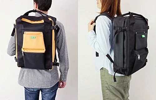 PORTER UNION YOSHIDA & Co RUCKSACK Backpack Black Canvas 24L NEW Japan