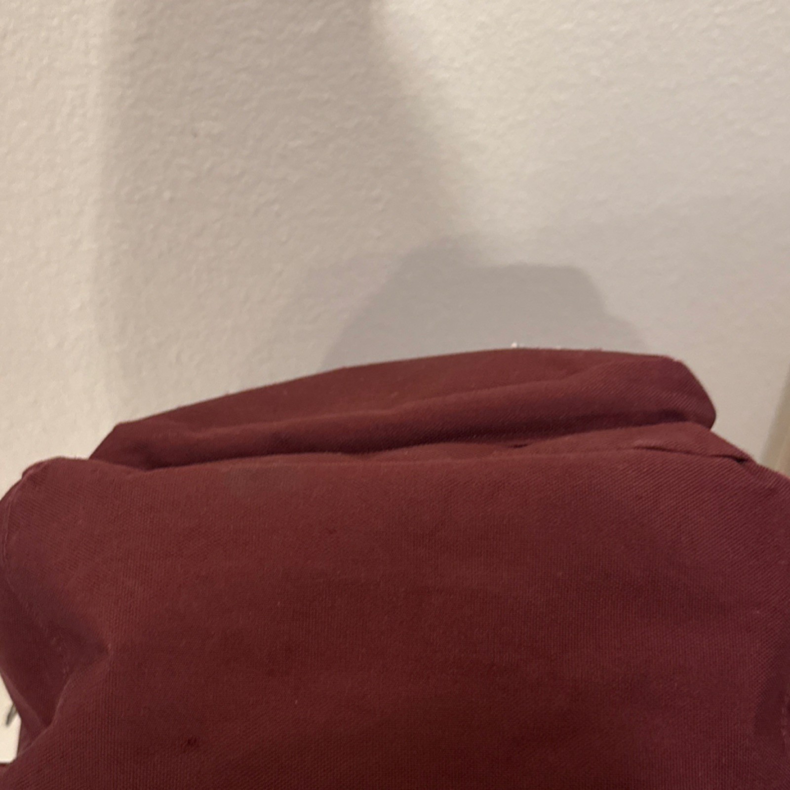 Herschel Dark Maroon Backpack Zip Closure Inner Pockets Casual Travel