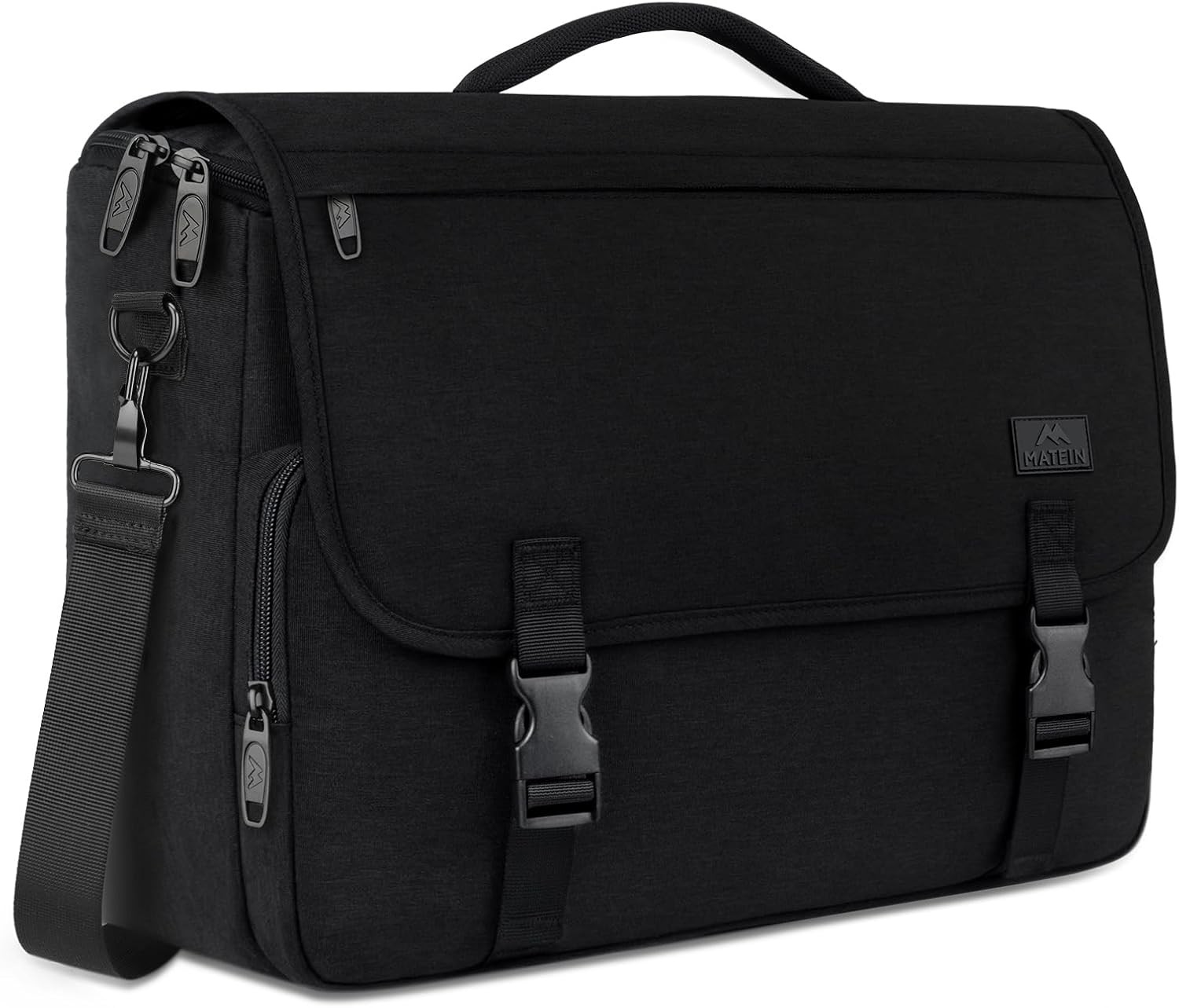 Men’s Messenger Bag Laptop 15.6 Crossbody Briefcase Water-Resistant Office Bag