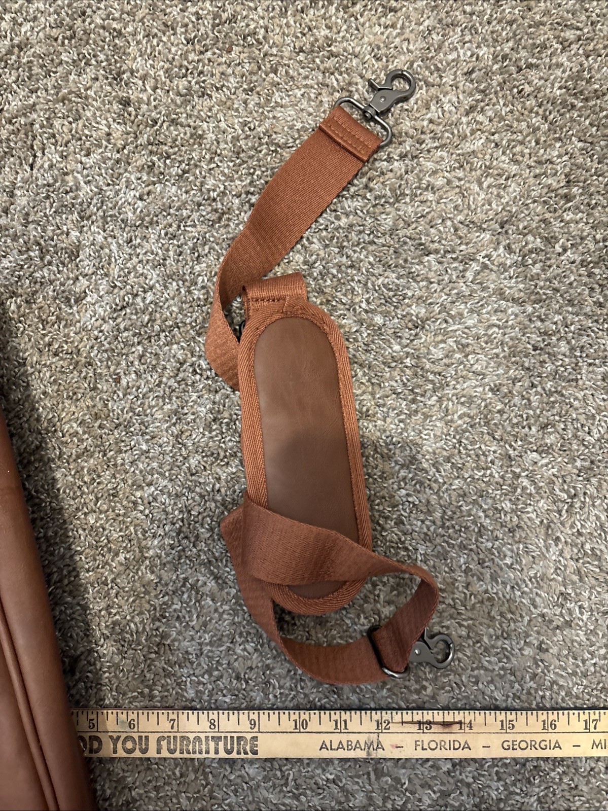 Seyfocnia Leather Message Messenger Briefcase Bag New With Tags Brown
