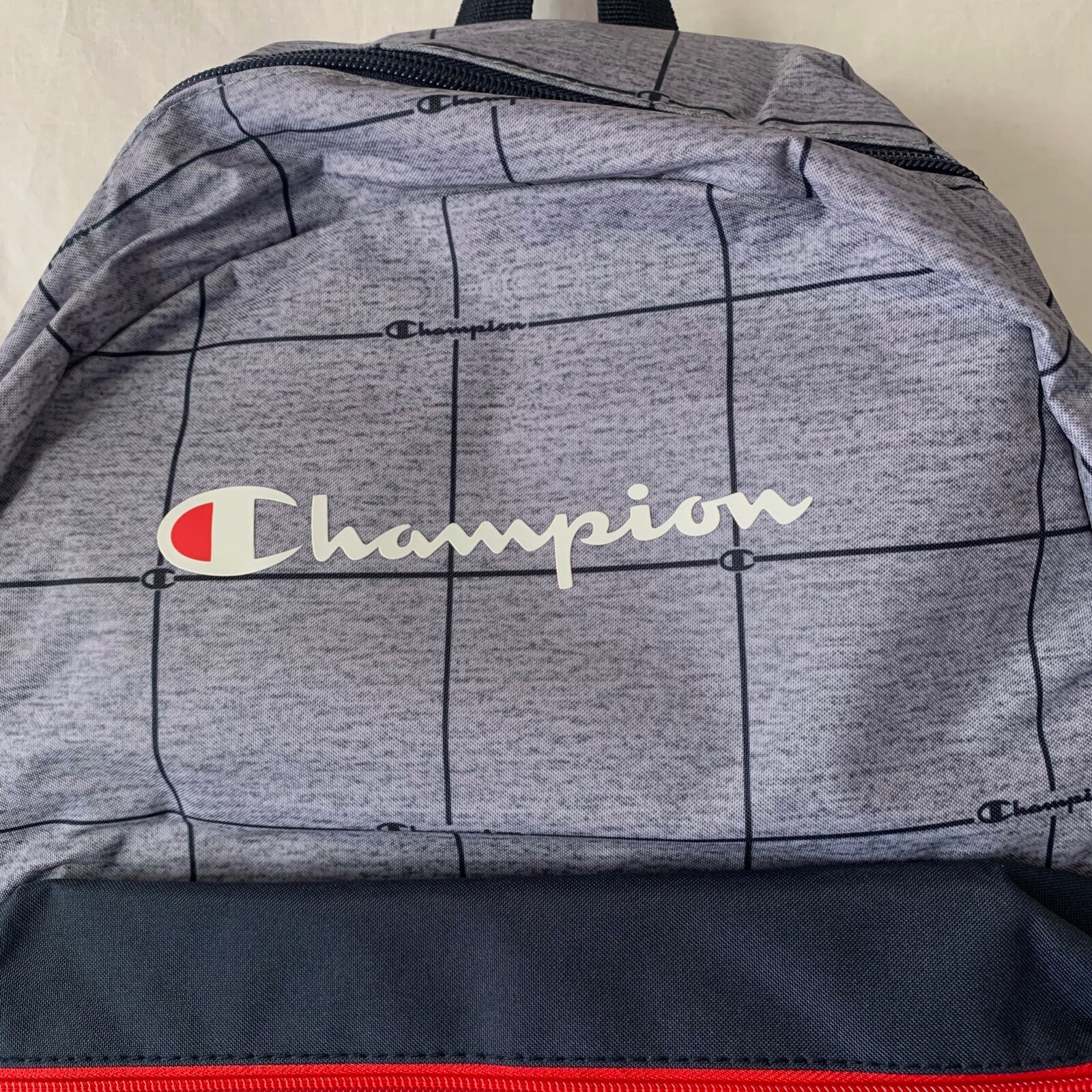 Champion Backpack Blue Padded Straps 11.5in x 16.5in x 5in