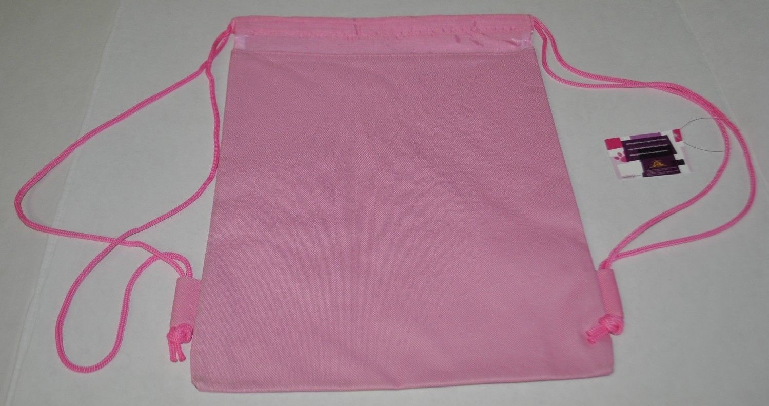 Pink Panther Pink Drawstring Backpack Travel Bag NEW