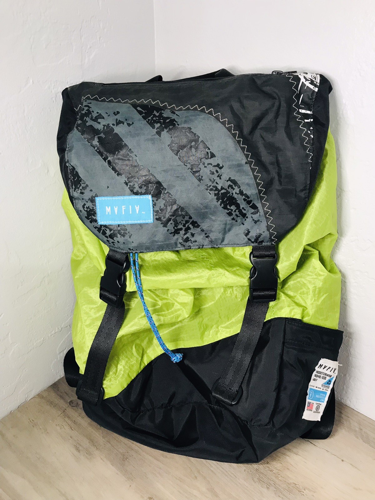 MAFIA Discover Backpack DISCONTINUED Model 20L Green Black Made In SF California