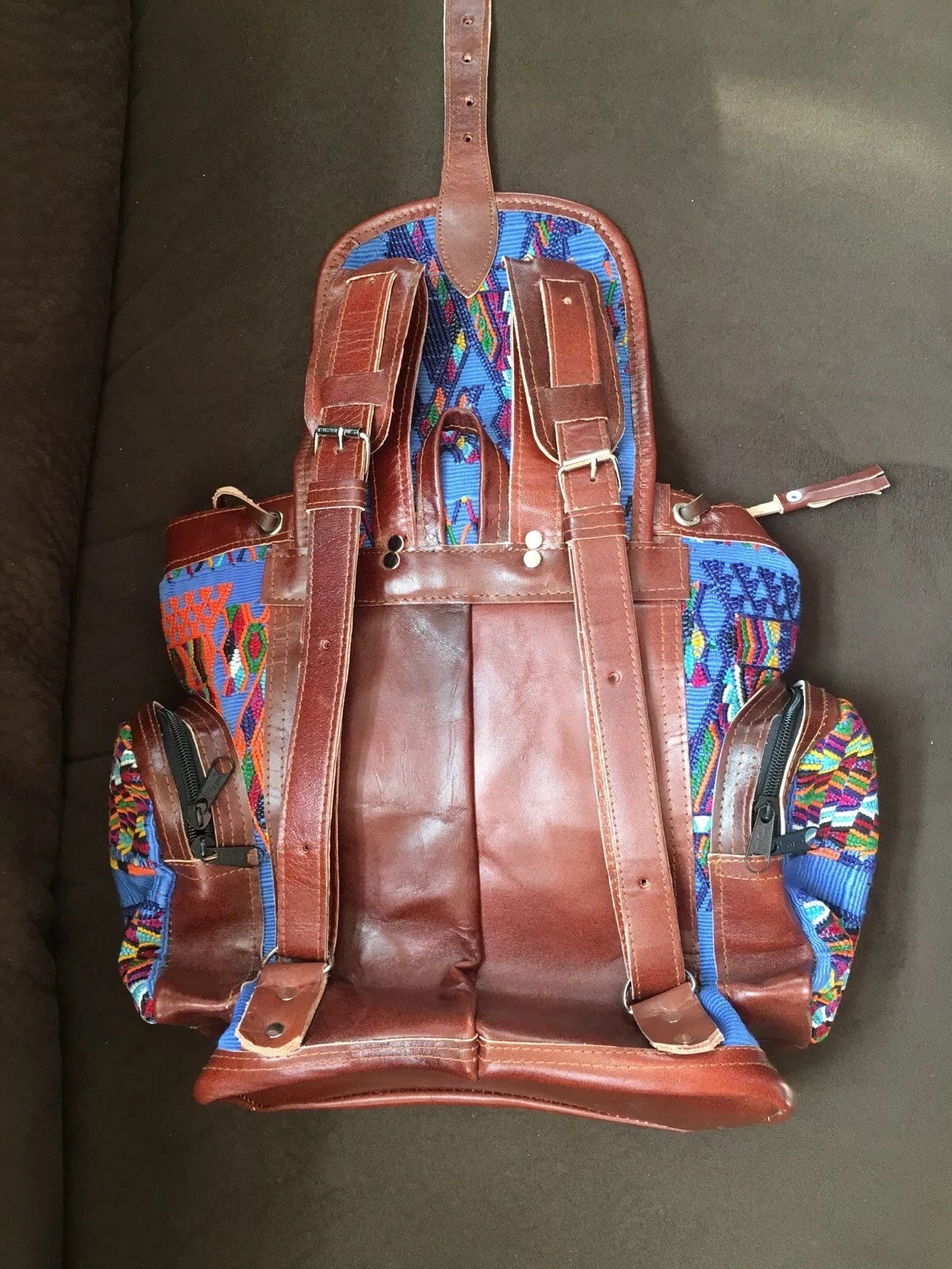 Large Handmade Guatemalan backpack
