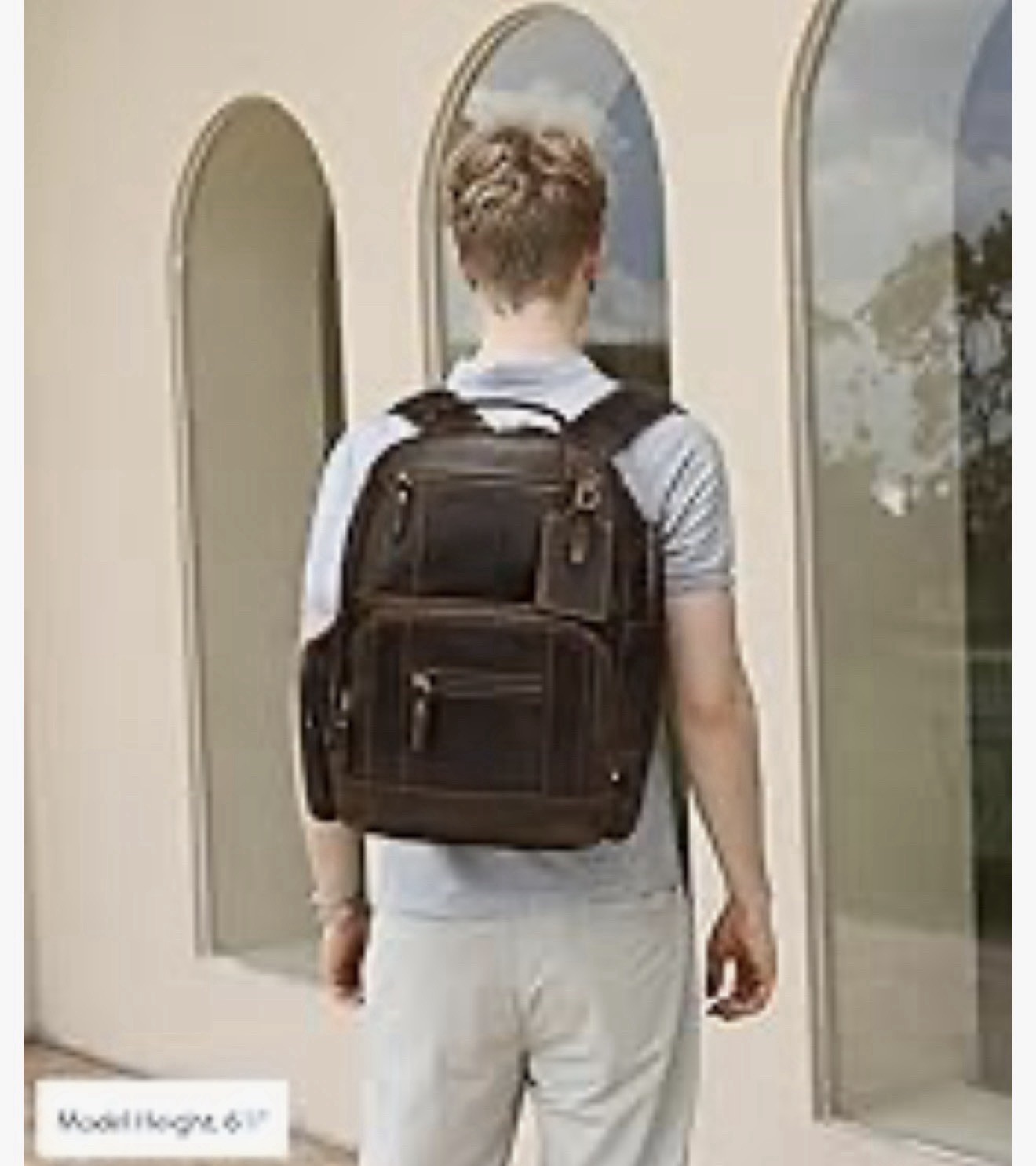 Vintage Genuine Leather Backpack