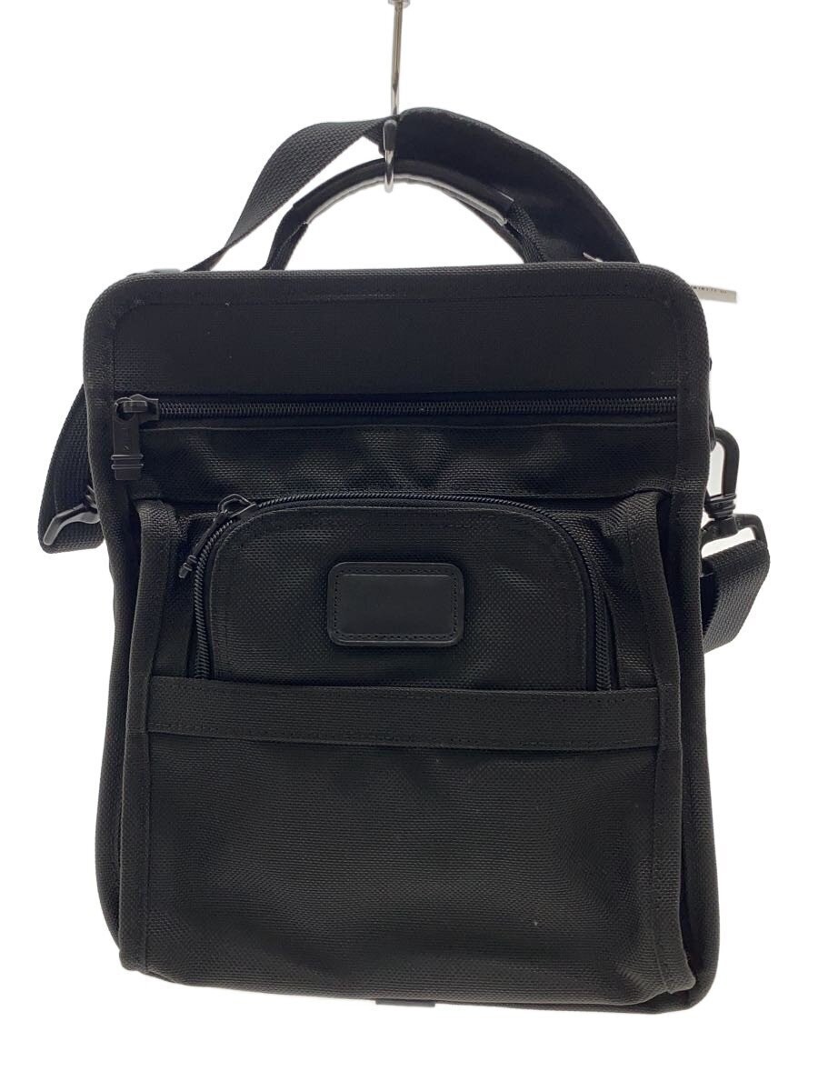 TUMI Shoulder Bag Black Durable Material with Top Handle Size 24x10x33cm