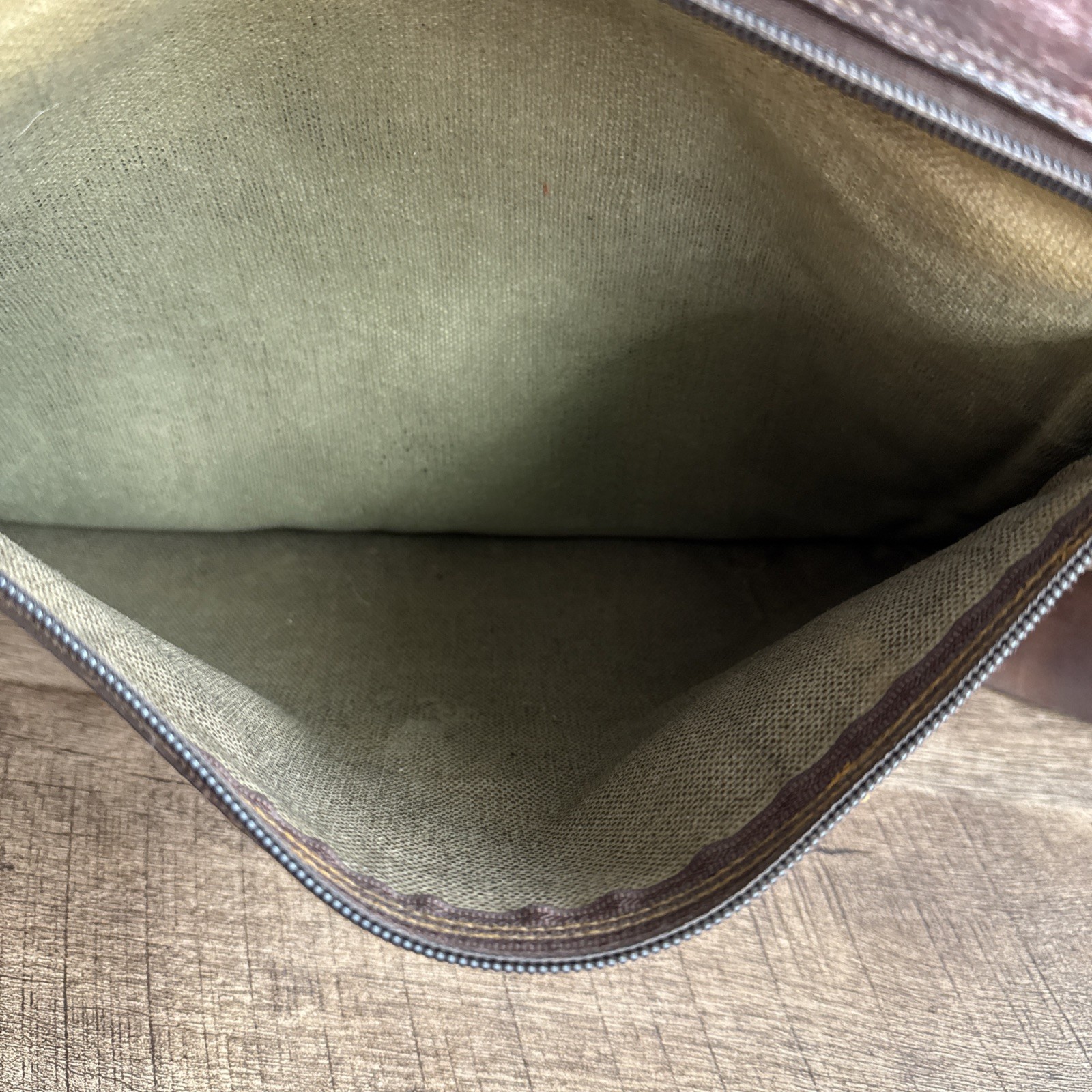 Well Loved, perfectly distressed Leather Shoulder Bag Bag by Carbon 2 Cobalt