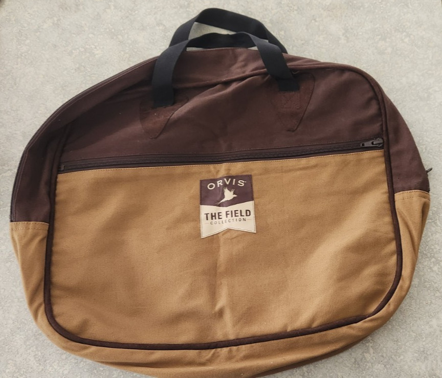 Orvis The Field Collection Laptop Bag Travel for Men Document 100% Cotton Zipper