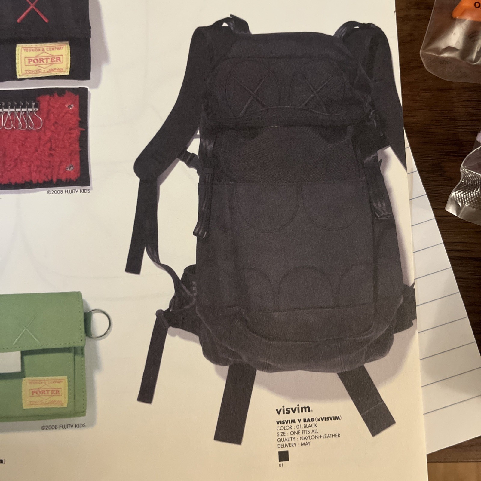 Visvim X Original Fake Backpack KAWS Used Excellent Condition S/S 2008